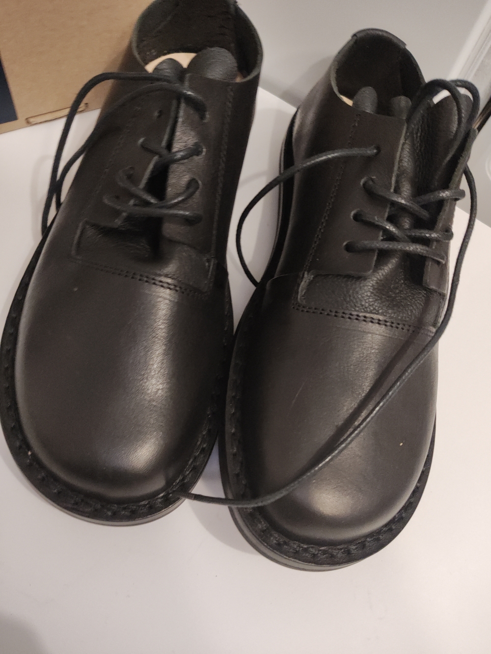 Women's Trippen Black Chukka Boots - Classic Lace-Up Comfort 39 - Picture 8 of 15